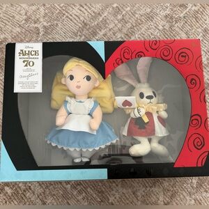 Alice in Wonderland 70th anniversary Mary Blair plush- Alice and White Rabbit